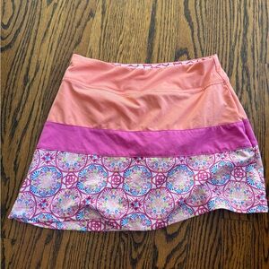 Colorful girls tennis golf  Skirt